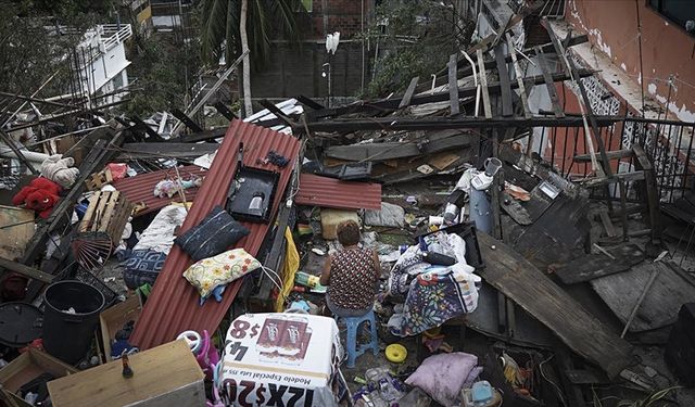 Meksika'nın Acapulco kenti, Otis Kasırgası'nın ardından çöp yığınına döndü