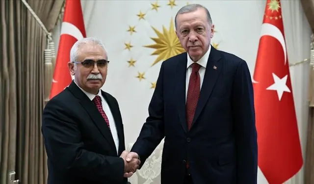 Erdoğan, Anayasa Mahkemesi Başkanı Özkaya'yı kabul etti