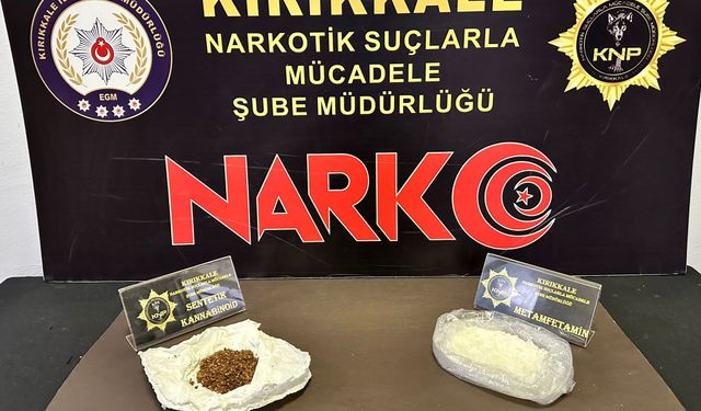 Kırıkkale'deki uyuşturucu operasyonlarında 2 şüpheli tutuklandı
