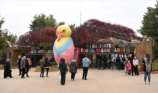 Gaziantep Doğal Yaşam Parkı ara tatilde 175 bin kişiyi ağırladı