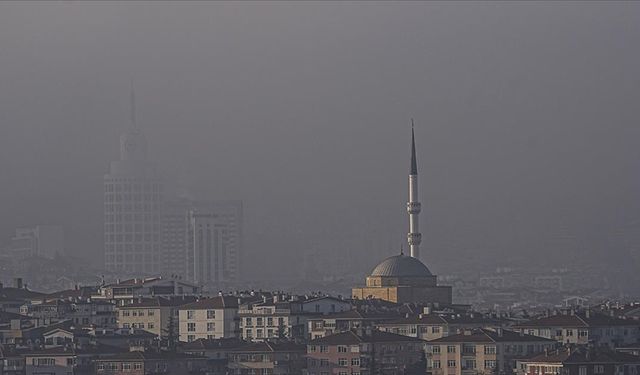 Ankara'nın hava kalitesi "turuncu" seviyede