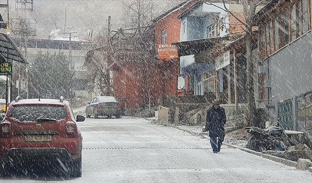 Erzurum, Ardahan ve Kars'ta kar yağışı ve soğuk hava etkisini sürdürüyor