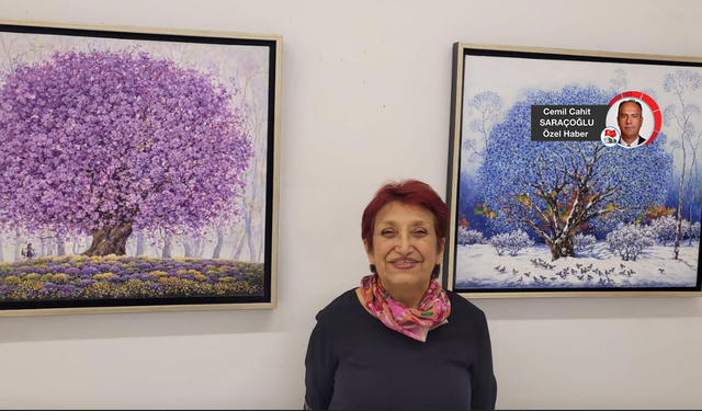 ‘Ağaçların sesi’ ressam Soysal, Emin Antik Sanatevi’nde