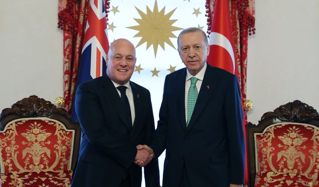 Cumhurbaşkanı Erdoğan, Yeni Zelanda Başbakanı Luxon onuruna yemek verdi