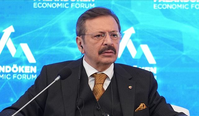 TOBB Başkanı Hisarcıklıoğlu: Geçen sene ülke milli gelirimiz 1,3 trilyon dolara ulaşarak rekor kırdı