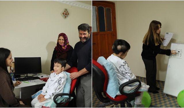 Hastalığı nedeniyle okula gidemeyen Hamza için eğitim seferberliği