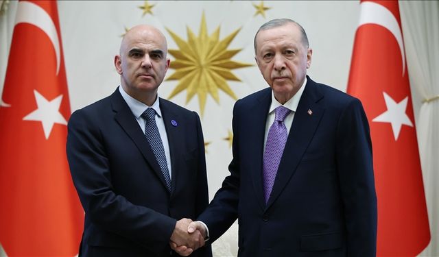 Cumhurbaşkanı Erdoğan, Avrupa Konseyi Genel Sekreteri Berset'i kabul etti