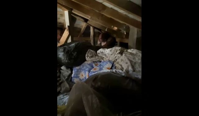 9 yıl hapis cezasıyla aranan firari tavan arasında yakalandı