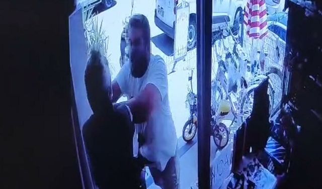 Bodrum'da park kavgası kamerada; 2 şüpheli gözaltında