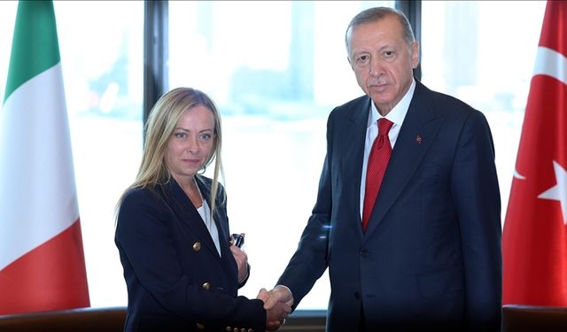 Cumhurbaşkanı Erdoğan, İtalya Başbakanı Giorgia Meloni ile telefonda görüştü
