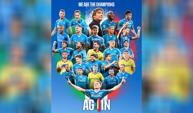 İtalya Ligi'nde şampiyon Napoli