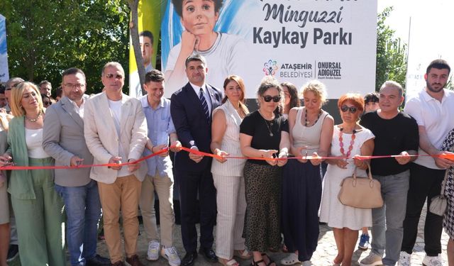 'Mattia Ahmet Minguzzi Kaykay Parkı' Ataşehir’de açıldı