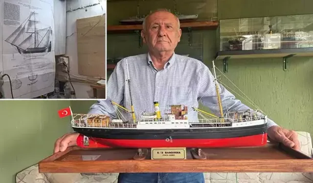 15 yılda 27 tarihi geminin maketini yaptı