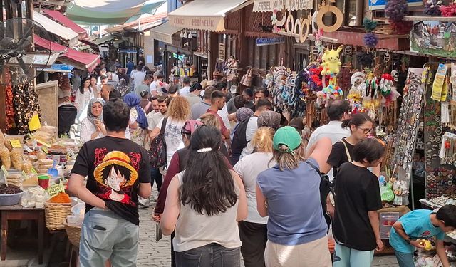 Beypazarı'nda bayram tatili yoğunluğu