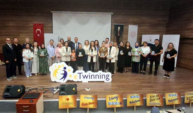 Beypazarı'nda eTwinning Projesi kapsamında ödül töreni düzenlendi