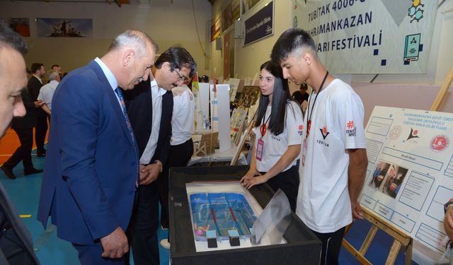 Kahramankazan'da 4006-C TÜBİTAK Bilim Fuarı düzenlendi