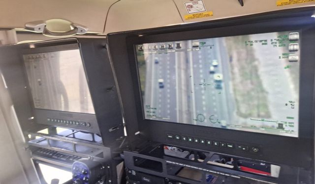 Başkentte hava destekli trafik denetimi