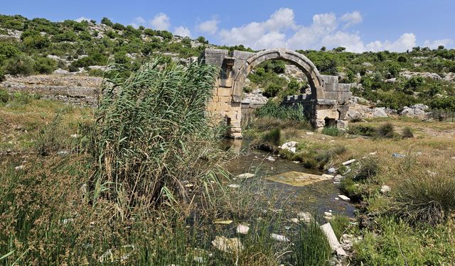 Çöplüğe dönen 1800 yıllık kutsal çeşme ve kaplıca kurtarılıyor