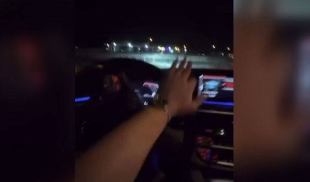 Ehliyetine 2043 yılına kadar el konulan sürücü, direksiyon başından canlı yayın yaptı