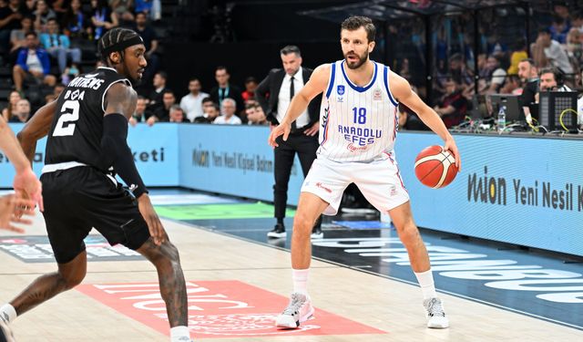 Anadolu Efes, Beşiktaş'ı 94-87 mağlup etti