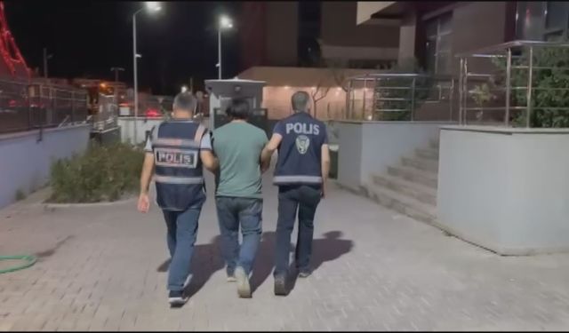 Eşine şiddet uygulayan koca İzmir’de yakalanarak, tutuklandı