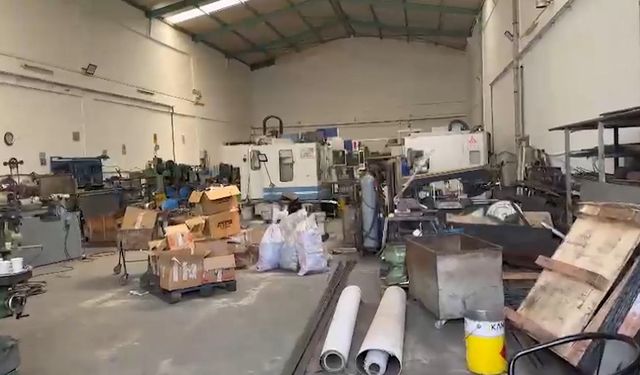 Kaçak silah parçası üretilen fabrikaya operasyon