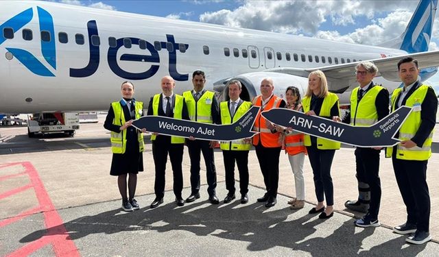 AJet, İstanbul'dan Stockholm'e sefer başlattı