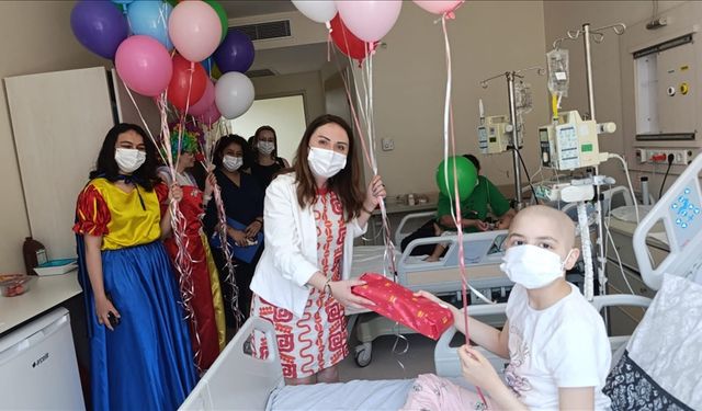 Lösemili çocukların Kurban Bayramı sevinci