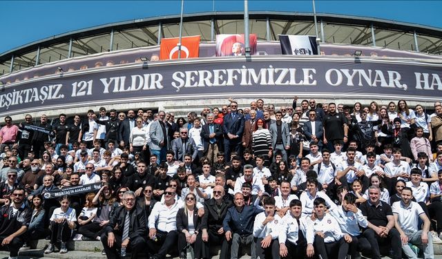 Beşiktaş'ta bayramlaşma töreni yapıldı