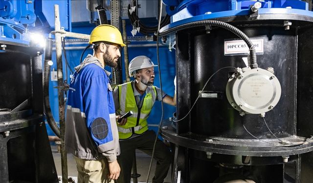 Akkuyu NGS'de su besleme sistemindeki pompaların elektrik motorları devreye alındı