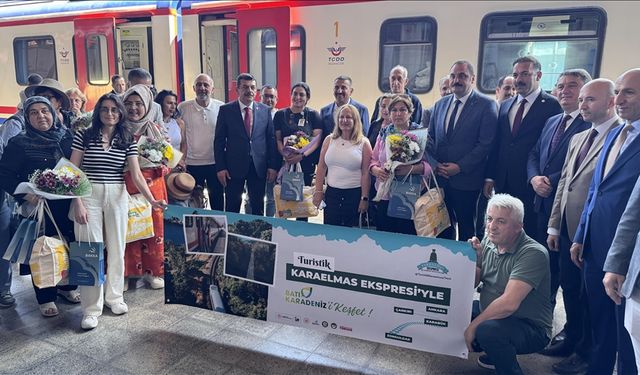 Turistik Karaelmas Ekspresi, Zonguldak'a ulaştı