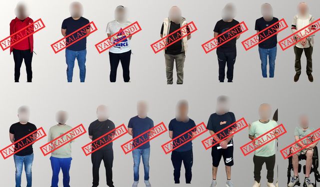 13'ü kırmızı bültenle aranan 15 suçlunun Türkiye'ye iadesi sağlandı