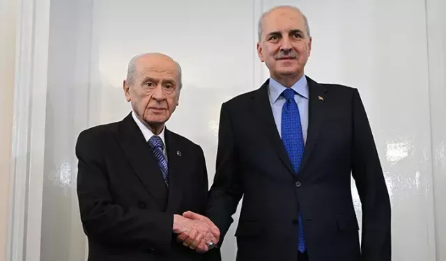 Numan Kurtulmuş, Devlet Bahçeli'yi ziyaret etti