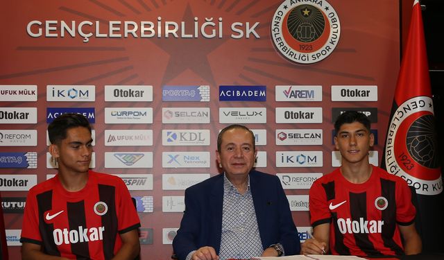 Gençlerbirliği, 2 akademi oyuncusuyla profesyonel sözleşme imzaladı