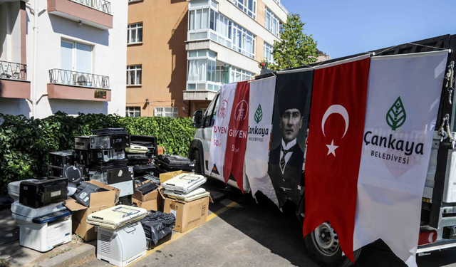 Çankaya'da elektronik atıklar için güç birliği