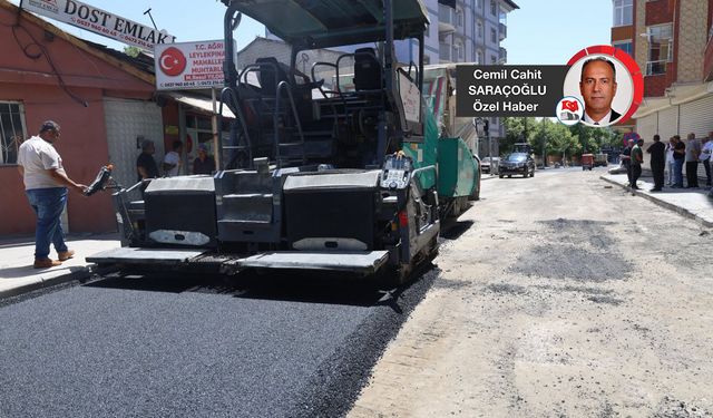 Ağrı Belediyesi asfaltlama çalışmaları başlattı