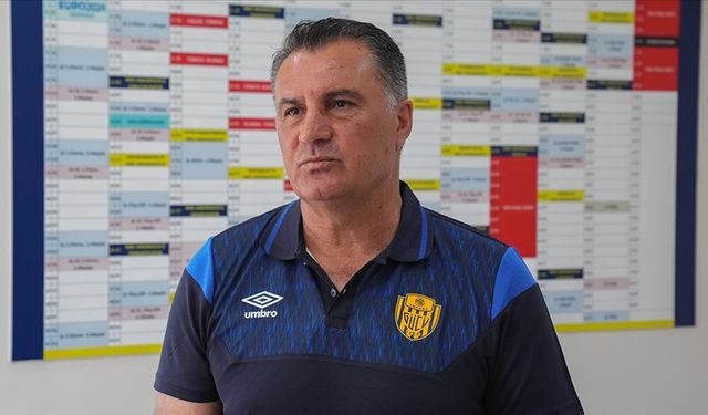 MKE Ankaragücü Teknik Direktörü Mustafa Kaplan takımın son durumunu değerlendirdi