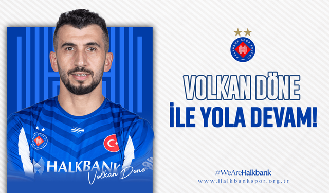 Halkbank Volkan Döne ile yola devam ediyor