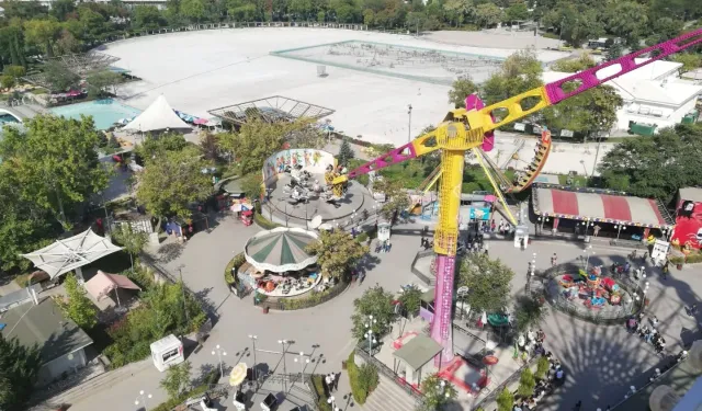 Ankara'da 'Özel Çocukların' lunapark keyfi