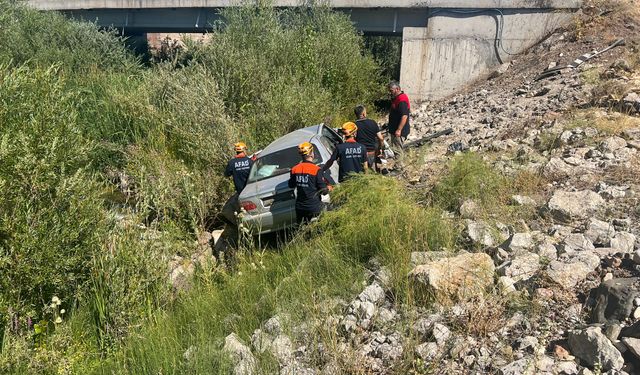 Sivas'ta köprüden düşen otomobildeki çift öldü