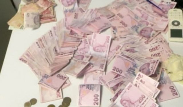 Dilencinin üzerinden 45 bin lira çıktı