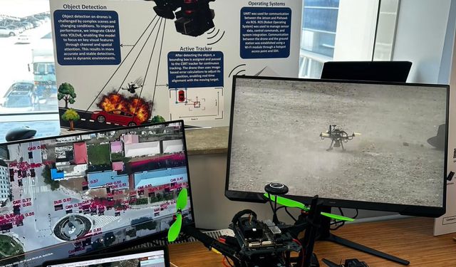 Üniversite öğrencilerinden 'kamikaze dron'