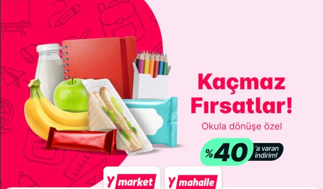 Yemeksepeti’nden market ve mahalle alışverişlerinde yüzde 40’a varan indirim