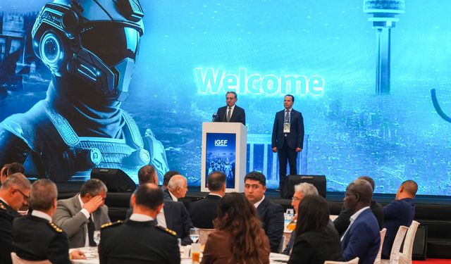 Başkentteki İç Güvenlik Ekipmanları Fuarı'nın gala yemeği düzenlendi