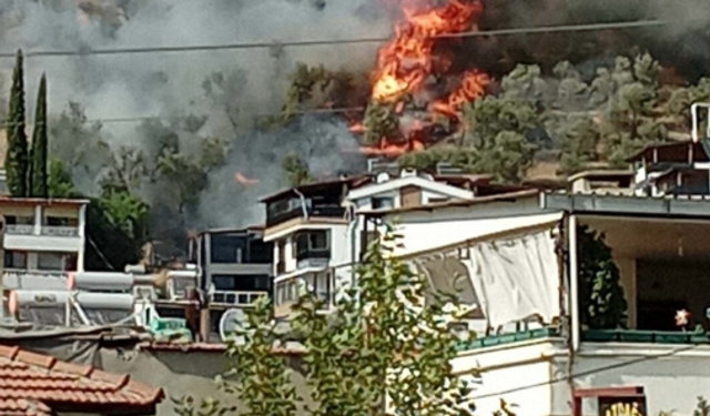 Balıkesir'deki yangın 5 saatte söndürüldü