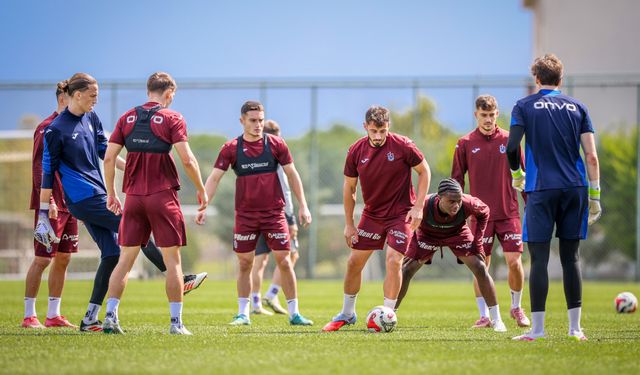 Trabzonspor’da Fatih Karagümrük maçı hazırlıkları başladı