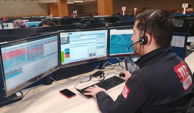 İstanbul'da 112'ye gelen çağrıların yüzde 62,5'i asılsız çıktı