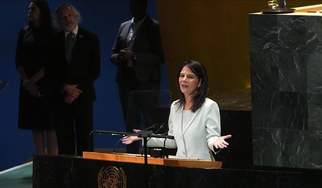 BM Genel Kurul Başkanı Baerbock, Filistin meselesinde tek yolun iki devletli çözüm olduğunu belirtti