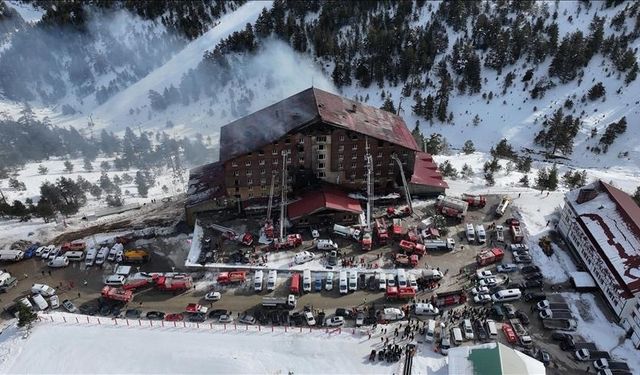Kartalkaya'daki otel yangınına ilişkin davaya 22 Eylül'de devam edilecek
