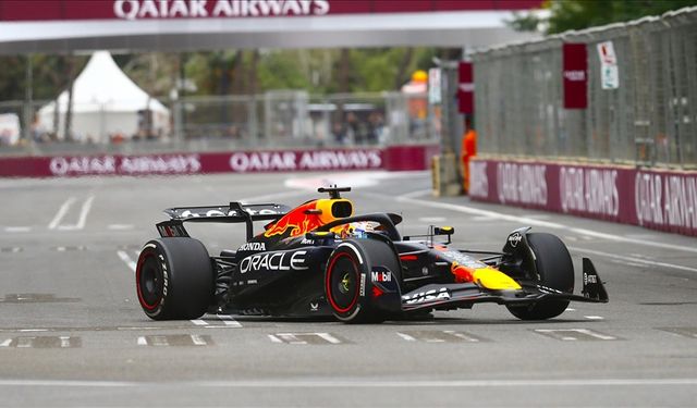 Formula 1'de Azerbaycan Grand Prix'sini Max Verstappen kazandı